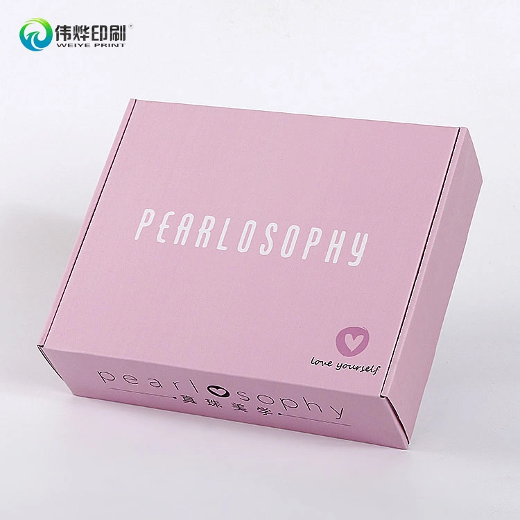 Recyclable Corrugated Paper Box Foldable Clothing Packaging Box Flat Shipping Carton Box